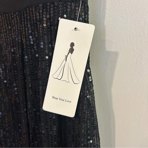 Glamorous Black Sequin Dress - Picture 6 of 8